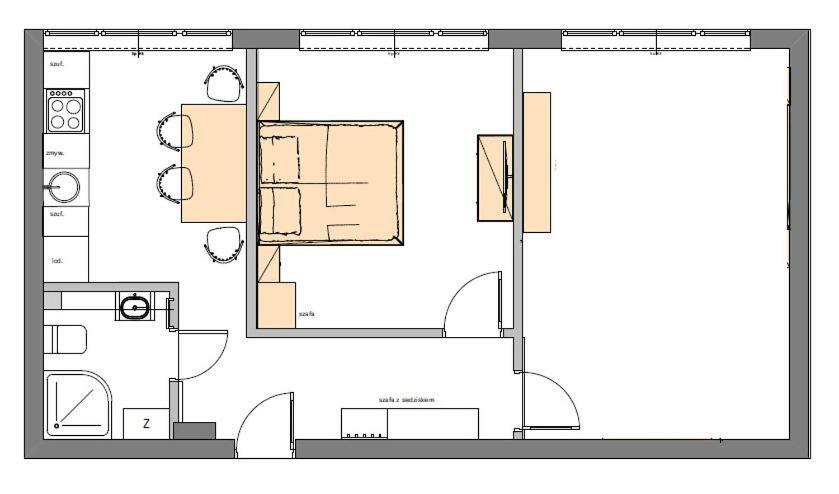 شقة Apartament Dwupokojowy Gdynia Srodmiescie المظهر الخارجي الصورة